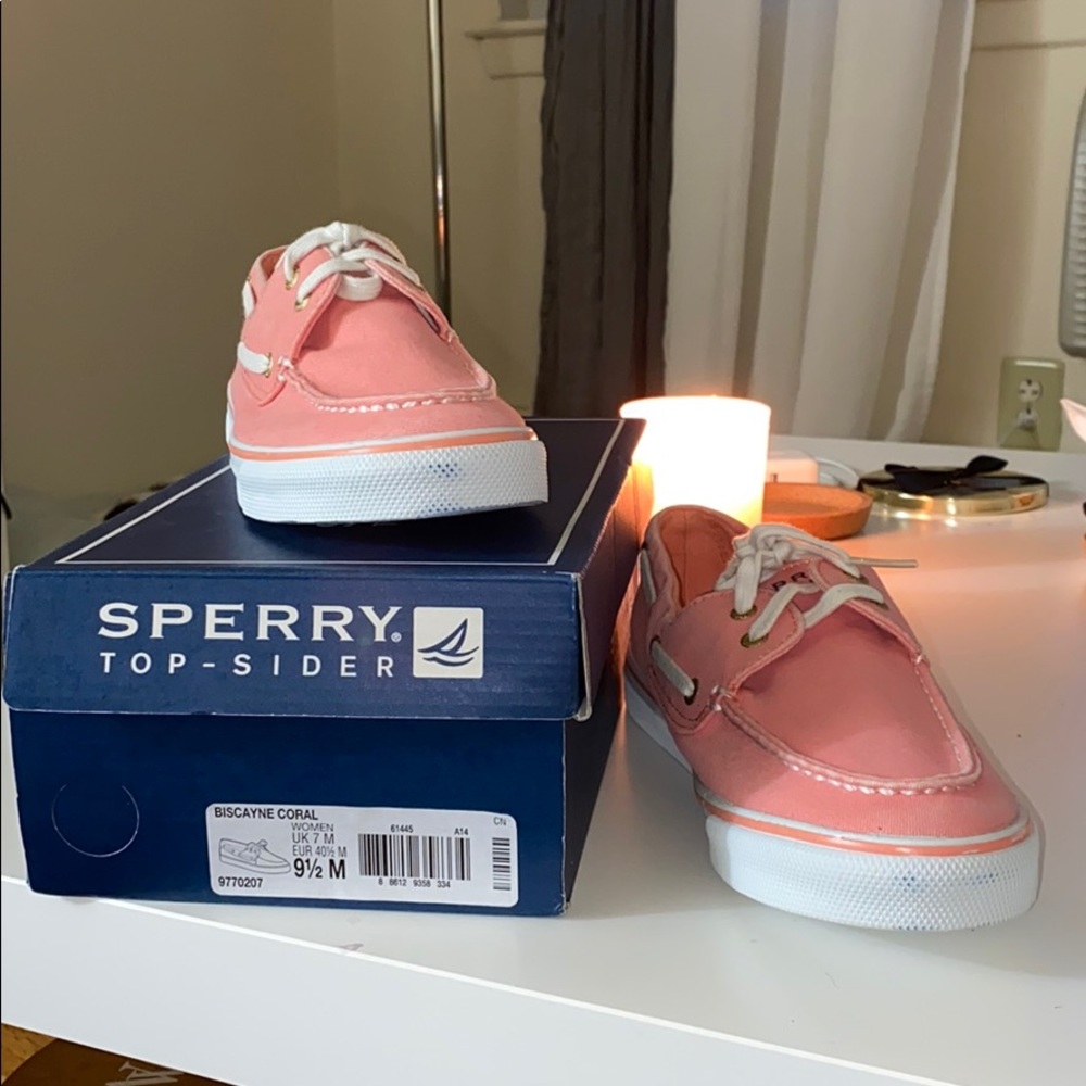 💥 SPERRY TOP-SIDER PINK BOAT SHOES 💥